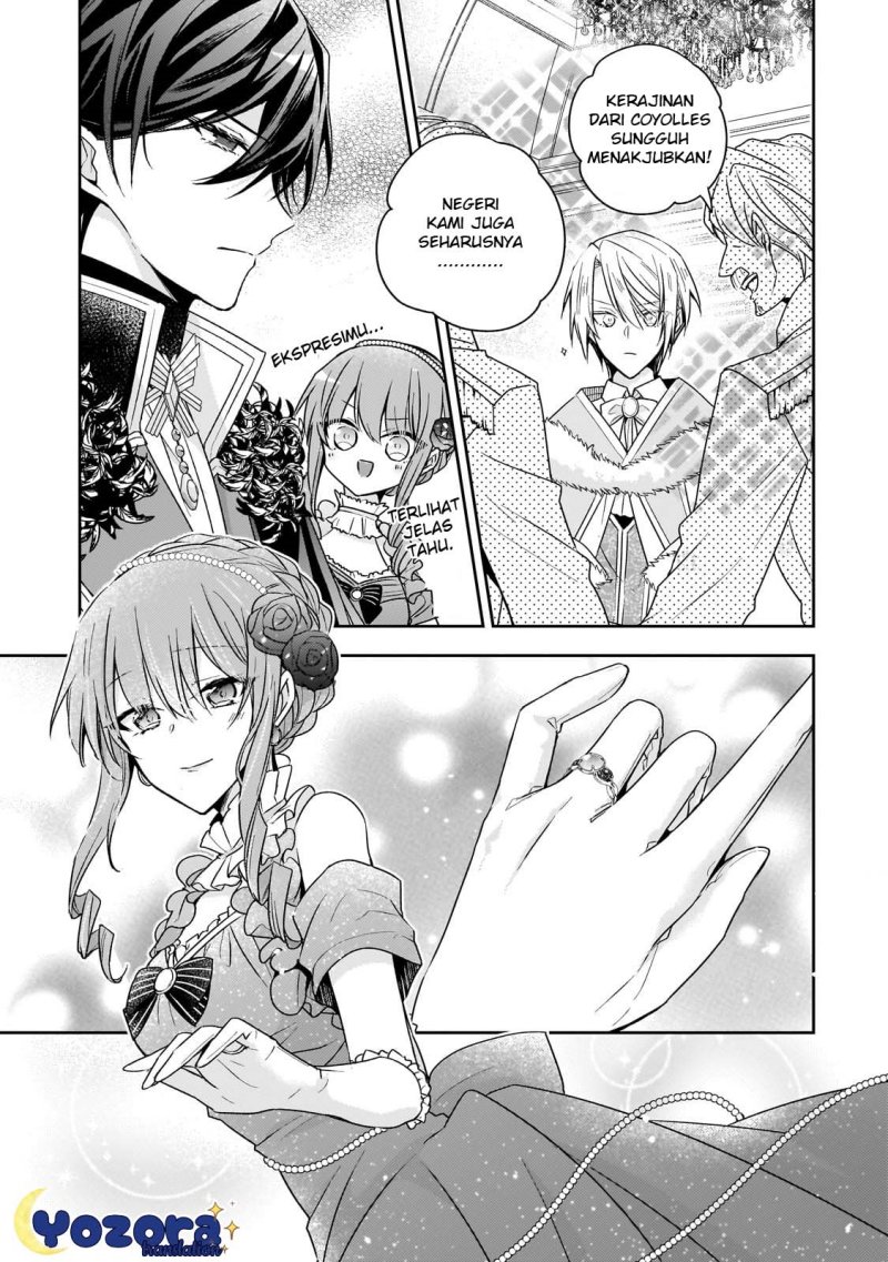 Halaman 28 dari Loop 7-kaime no Akuyaku Reijou wa, Moto Tekikoku de Jiyuu Kimama na Hanayome Seikatsu o Mankitsu Suru Chapter 31