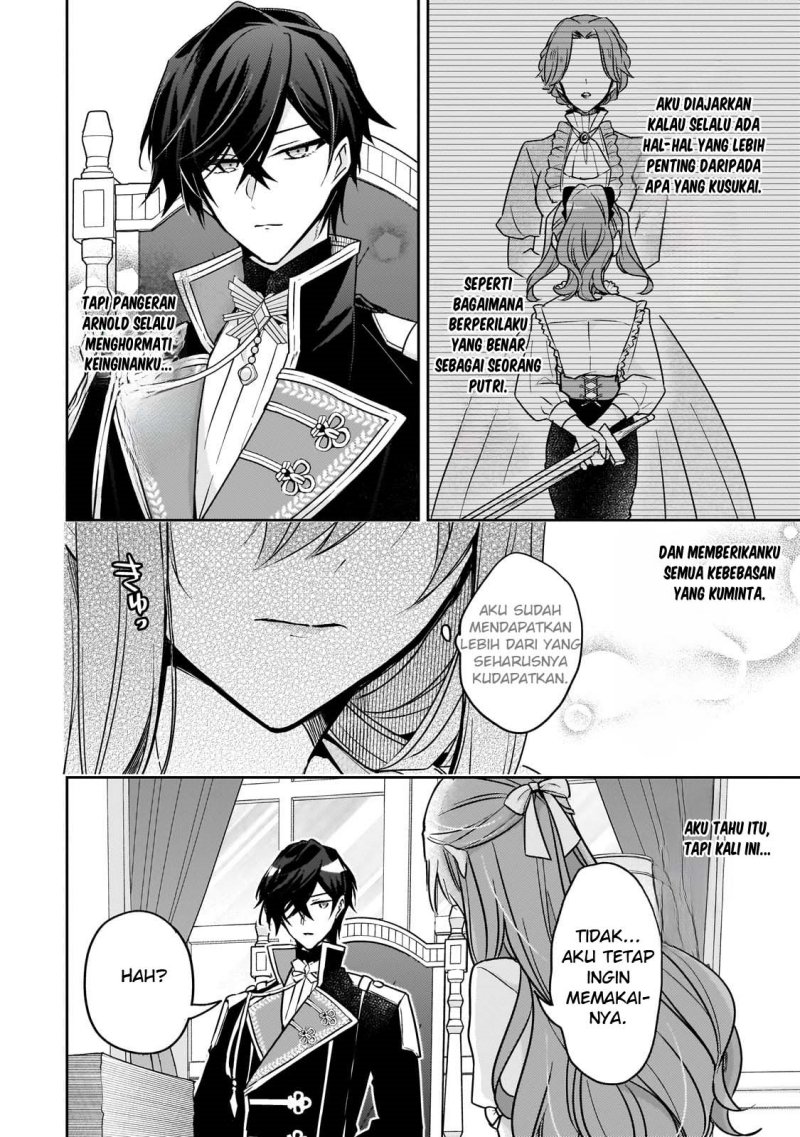 Halaman 7 dari Loop 7-kaime no Akuyaku Reijou wa, Moto Tekikoku de Jiyuu Kimama na Hanayome Seikatsu o Mankitsu Suru Chapter 31
