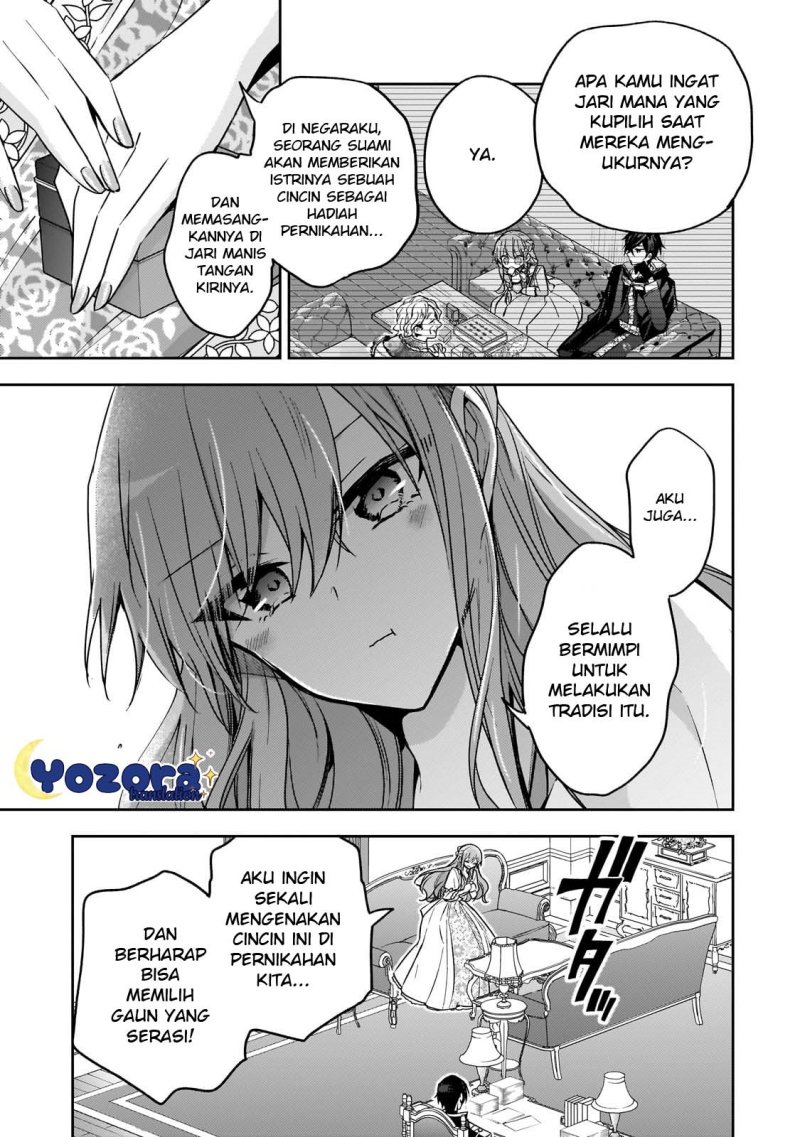 Halaman 8 dari Loop 7-kaime no Akuyaku Reijou wa, Moto Tekikoku de Jiyuu Kimama na Hanayome Seikatsu o Mankitsu Suru Chapter 31
