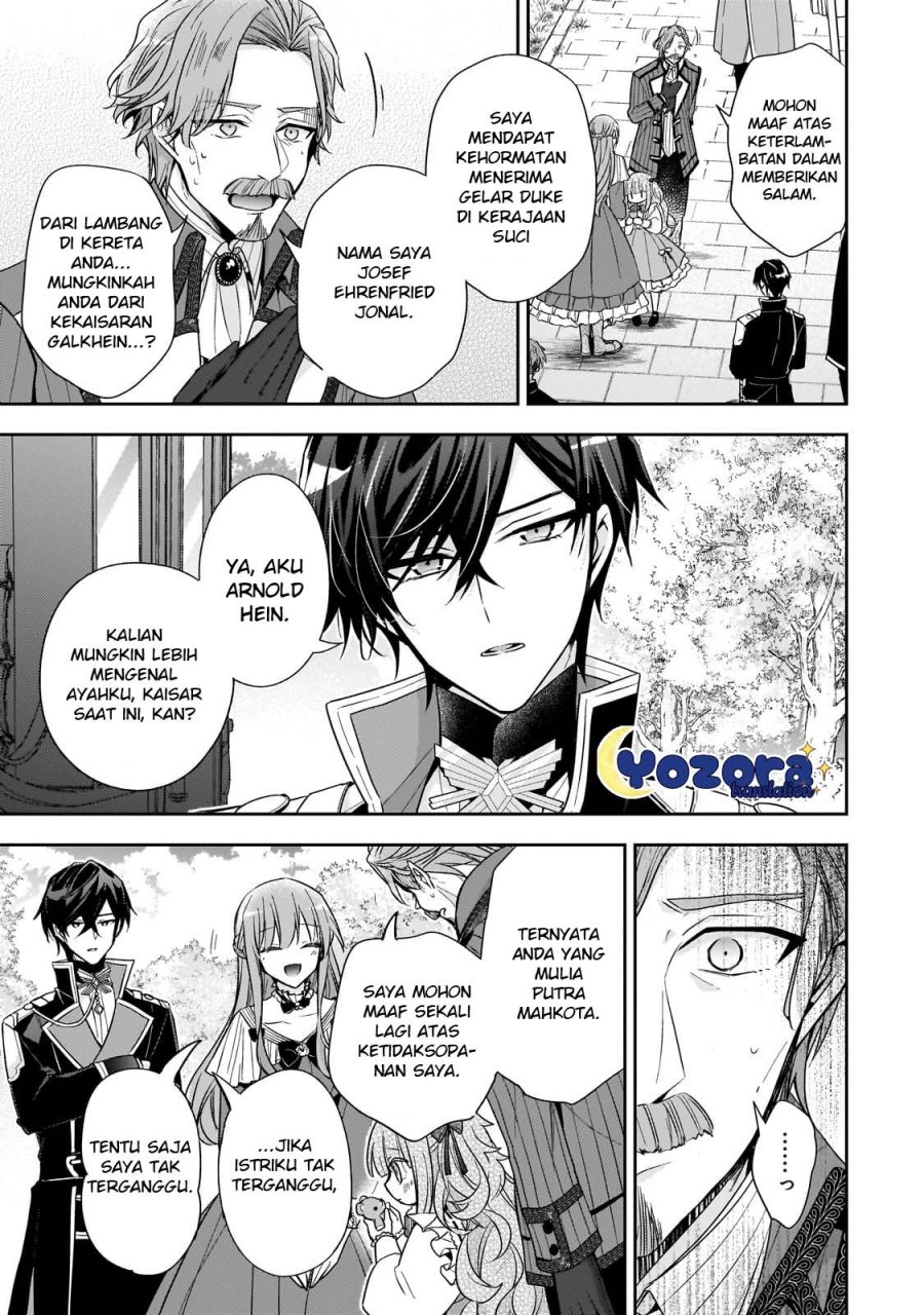 Halaman 10 dari Loop 7-kaime no Akuyaku Reijou wa, Moto Tekikoku de Jiyuu Kimama na Hanayome Seikatsu o Mankitsu Suru Chapter 33