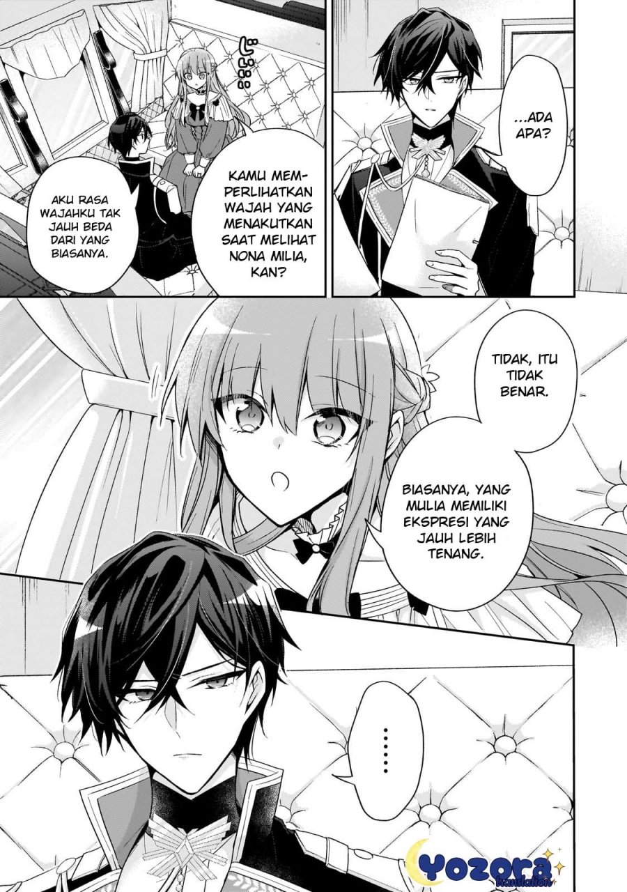 Halaman 18 dari Loop 7-kaime no Akuyaku Reijou wa, Moto Tekikoku de Jiyuu Kimama na Hanayome Seikatsu o Mankitsu Suru Chapter 33