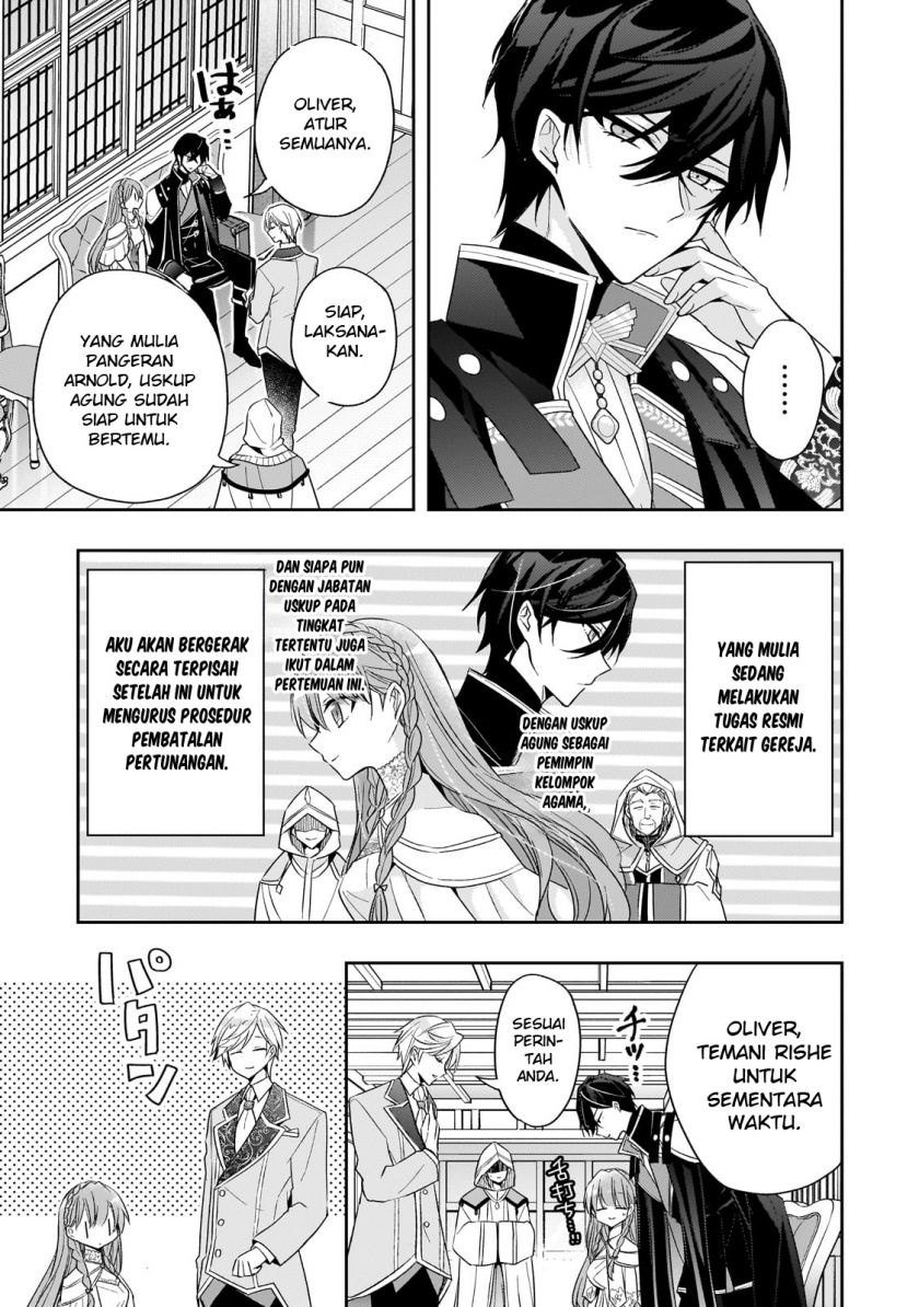 Halaman 10 dari Loop 7-kaime no Akuyaku Reijou wa, Moto Tekikoku de Jiyuu Kimama na Hanayome Seikatsu o Mankitsu Suru Chapter 34