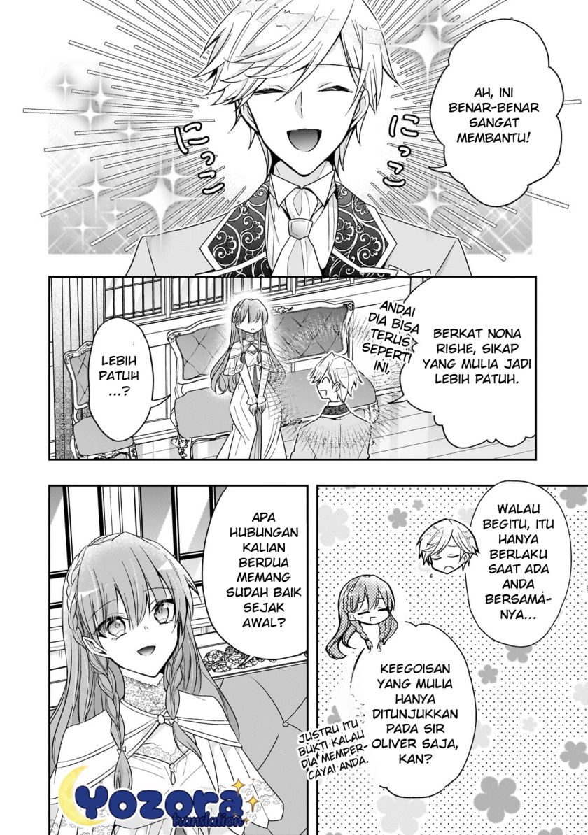 Halaman 11 dari Loop 7-kaime no Akuyaku Reijou wa, Moto Tekikoku de Jiyuu Kimama na Hanayome Seikatsu o Mankitsu Suru Chapter 34