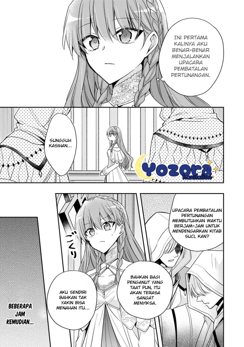 Halaman 14 dari Loop 7-kaime no Akuyaku Reijou wa, Moto Tekikoku de Jiyuu Kimama na Hanayome Seikatsu o Mankitsu Suru Chapter 34