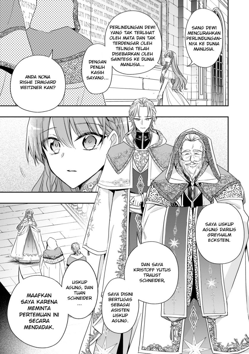 Halaman 18 dari Loop 7-kaime no Akuyaku Reijou wa, Moto Tekikoku de Jiyuu Kimama na Hanayome Seikatsu o Mankitsu Suru Chapter 34