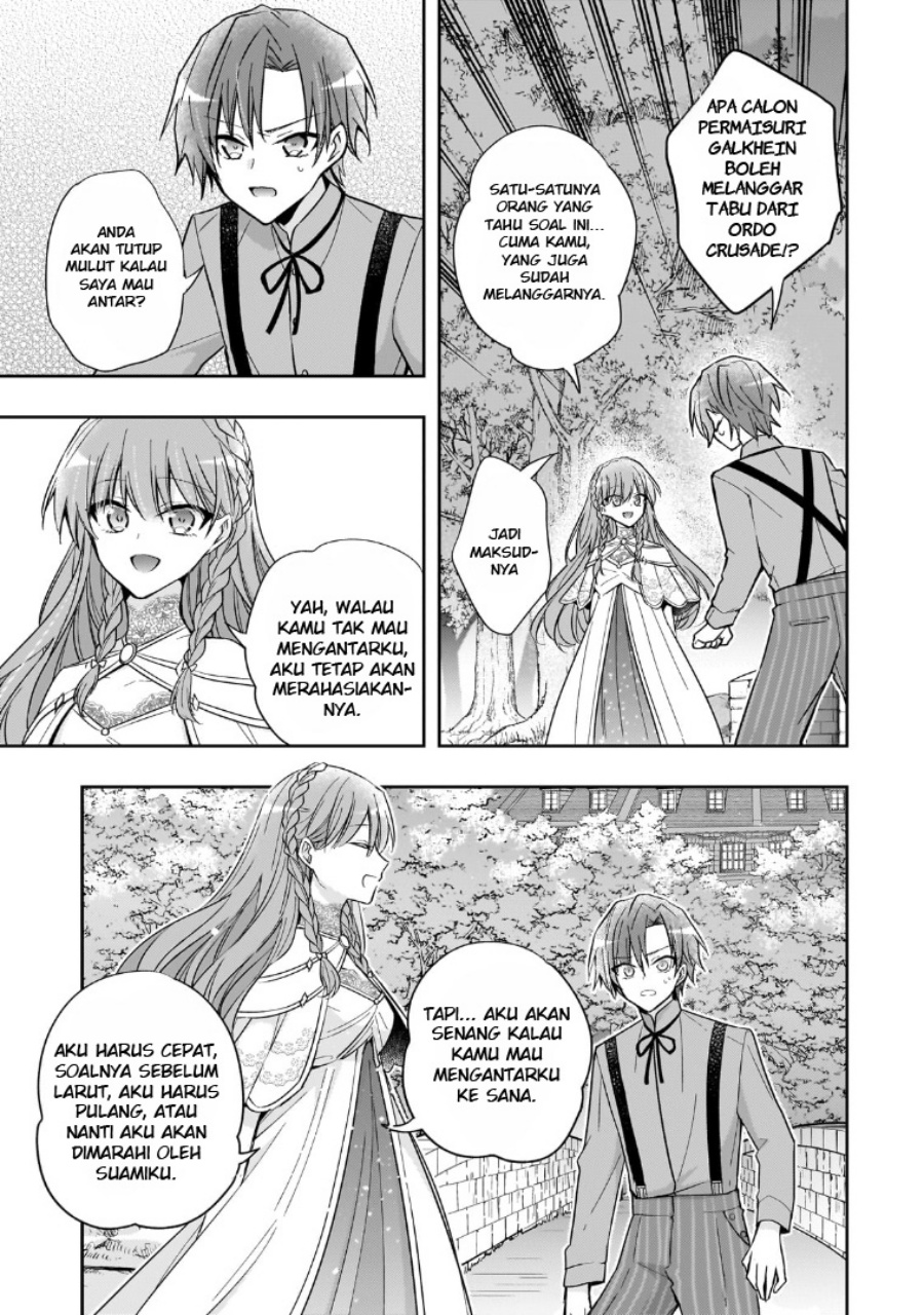 Halaman 28 dari Loop 7-kaime no Akuyaku Reijou wa, Moto Tekikoku de Jiyuu Kimama na Hanayome Seikatsu o Mankitsu Suru Chapter 35