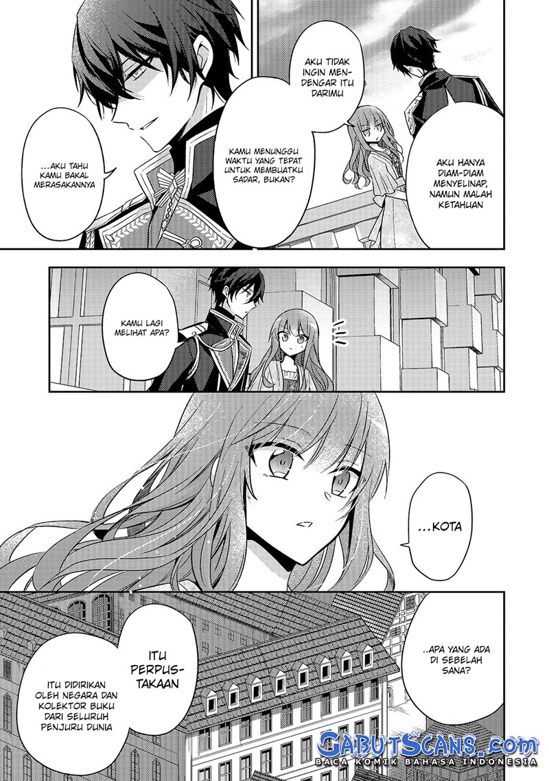 Halaman 16 dari Loop 7-kaime no Akuyaku Reijou wa, Moto Tekikoku de Jiyuu Kimama na Hanayome Seikatsu o Mankitsu Suru Chapter 4