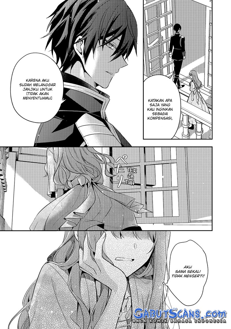 Halaman 25 dari Loop 7-kaime no Akuyaku Reijou wa, Moto Tekikoku de Jiyuu Kimama na Hanayome Seikatsu o Mankitsu Suru Chapter 4
