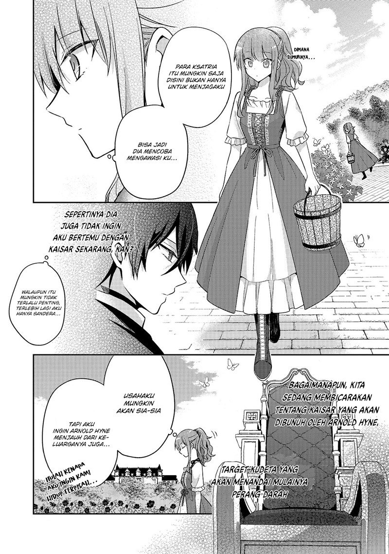 Halaman 5 dari Loop 7-kaime no Akuyaku Reijou wa, Moto Tekikoku de Jiyuu Kimama na Hanayome Seikatsu o Mankitsu Suru Chapter 4