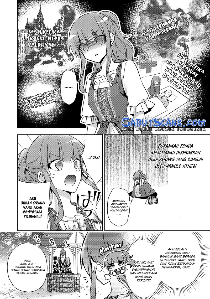 Halaman 7 dari Loop 7-kaime no Akuyaku Reijou wa, Moto Tekikoku de Jiyuu Kimama na Hanayome Seikatsu o Mankitsu Suru Chapter 4