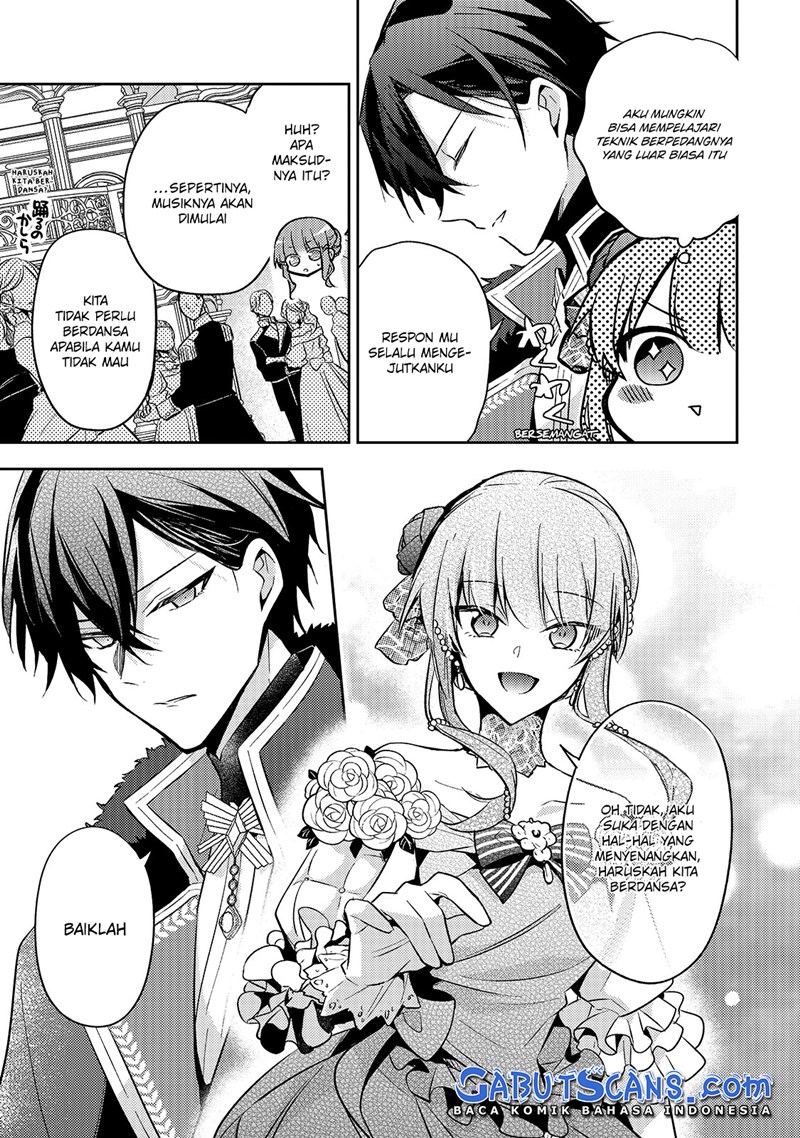 Halaman 21 dari Loop 7-kaime no Akuyaku Reijou wa, Moto Tekikoku de Jiyuu Kimama na Hanayome Seikatsu o Mankitsu Suru Chapter 5