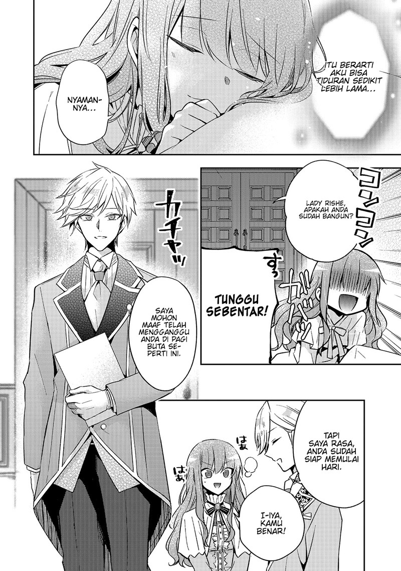 Halaman 4 dari Loop 7-kaime no Akuyaku Reijou wa, Moto Tekikoku de Jiyuu Kimama na Hanayome Seikatsu o Mankitsu Suru Chapter 5