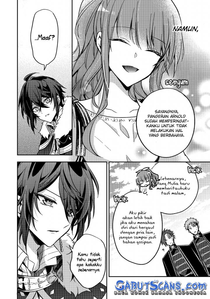 Halaman 21 dari Loop 7-kaime no Akuyaku Reijou wa, Moto Tekikoku de Jiyuu Kimama na Hanayome Seikatsu o Mankitsu Suru Chapter 9