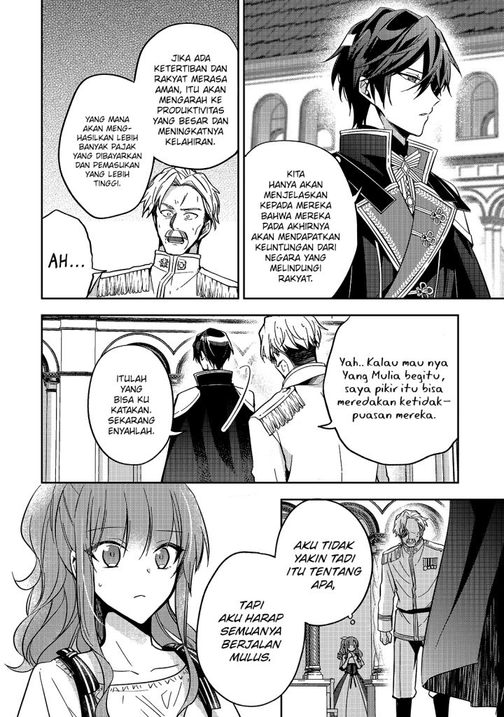 Halaman 31 dari Loop 7-kaime no Akuyaku Reijou wa, Moto Tekikoku de Jiyuu Kimama na Hanayome Seikatsu o Mankitsu Suru Chapter 9