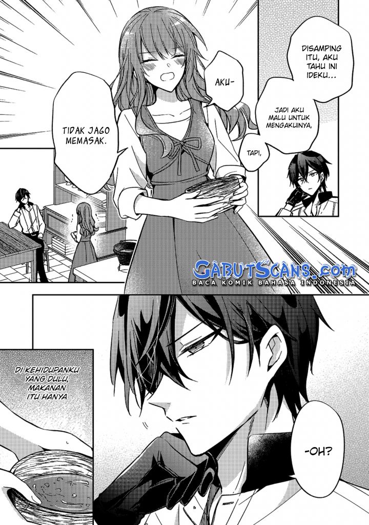 Halaman 4 dari Loop 7-kaime no Akuyaku Reijou wa, Moto Tekikoku de Jiyuu Kimama na Hanayome Seikatsu o Mankitsu Suru Chapter 9