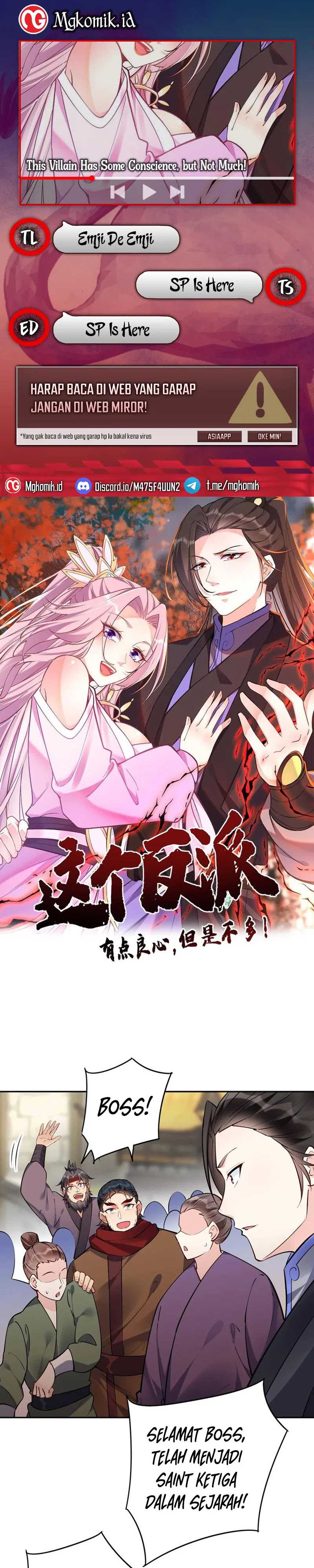 Halaman 1 dari This Villain Has Some Conscience, but Not Much! Chapter 100