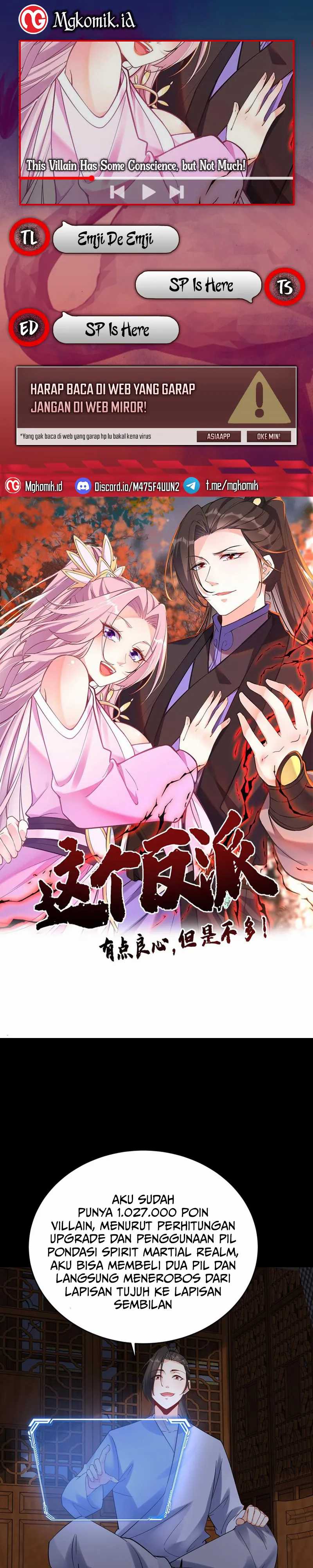 Halaman 1 dari This Villain Has Some Conscience, but Not Much! Chapter 111