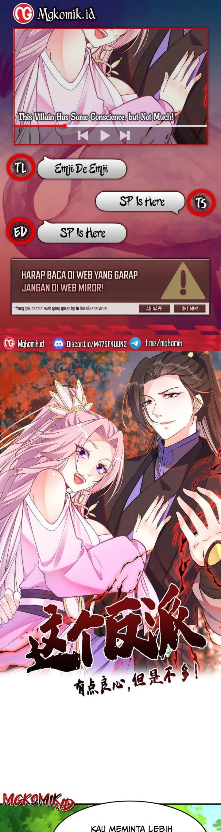 Halaman 1 dari This Villain Has Some Conscience, but Not Much! Chapter 158