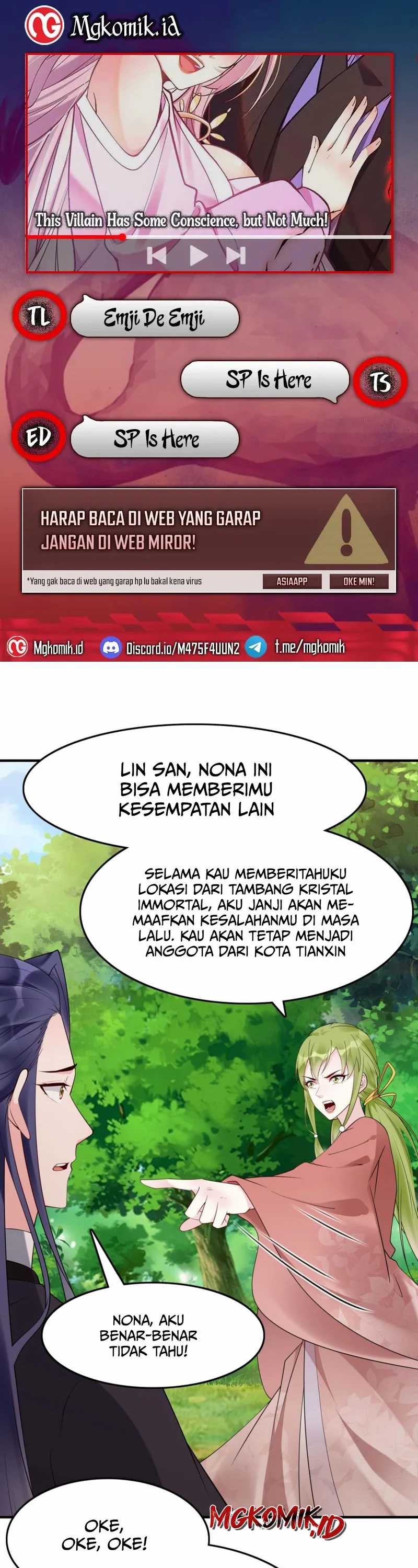 Halaman 1 dari This Villain Has Some Conscience, but Not Much! Chapter 164