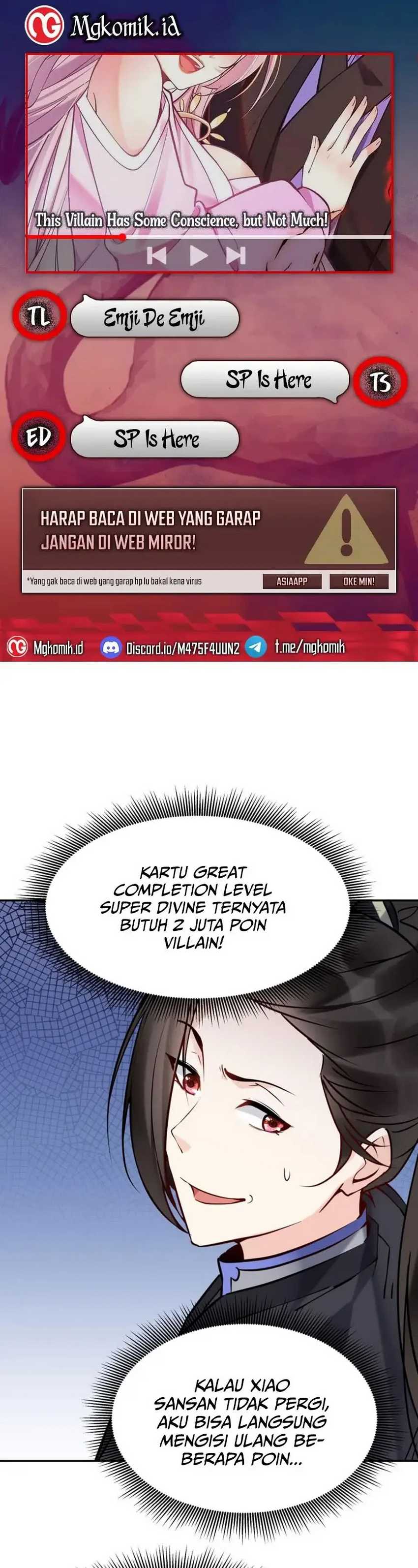 Halaman 1 dari This Villain Has Some Conscience, but Not Much! Chapter 165