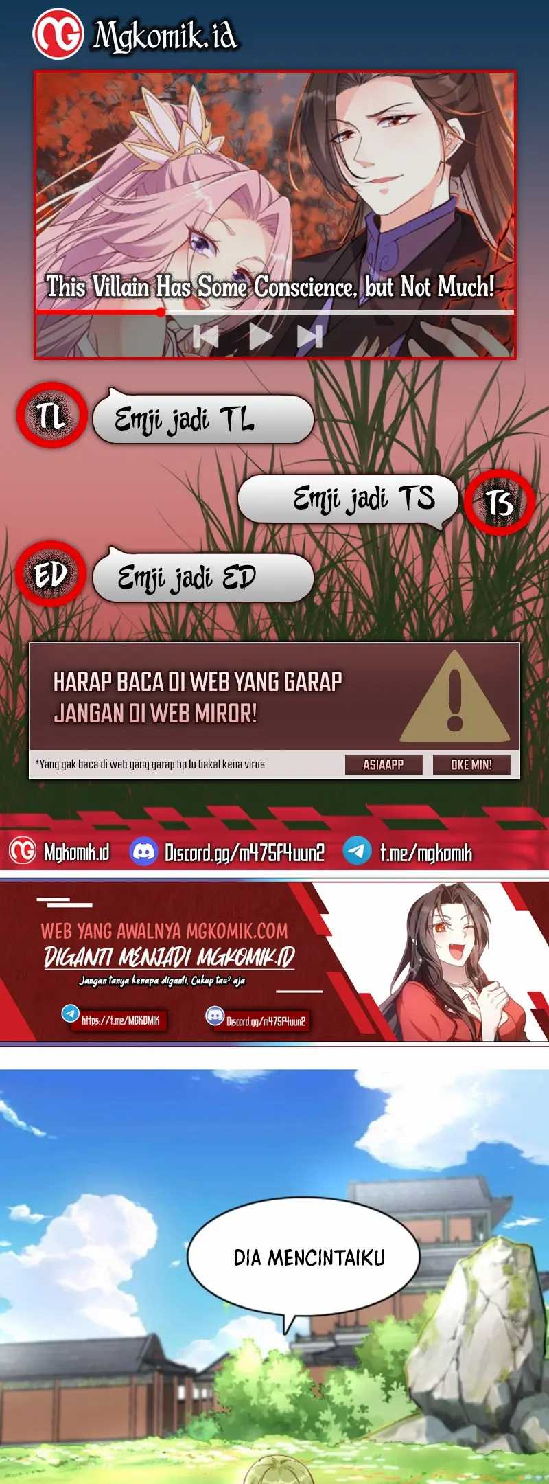 Halaman 1 dari This Villain Has Some Conscience, but Not Much! Chapter 18