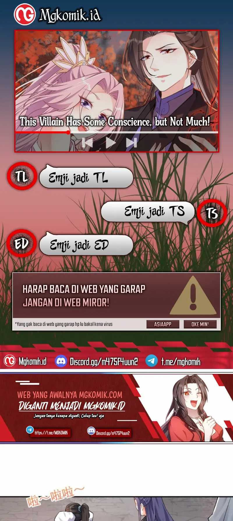 Halaman 1 dari This Villain Has Some Conscience, but Not Much! Chapter 19