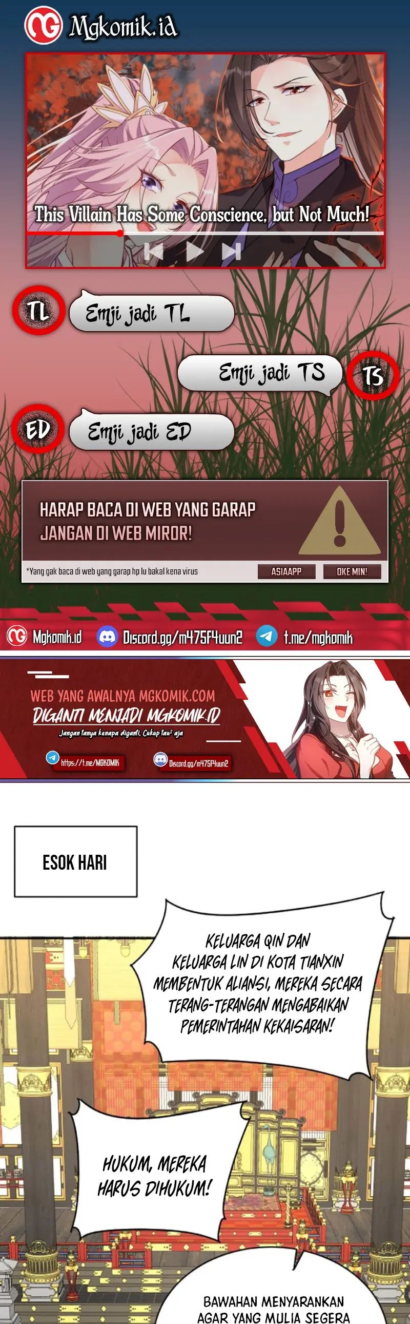 Halaman 1 dari This Villain Has Some Conscience, but Not Much! Chapter 22