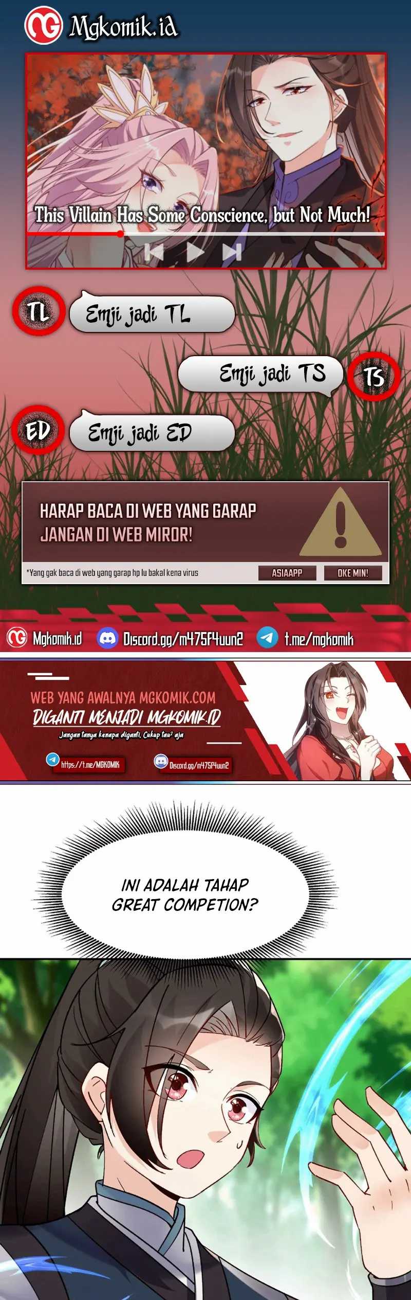 Halaman 1 dari This Villain Has Some Conscience, but Not Much! Chapter 26
