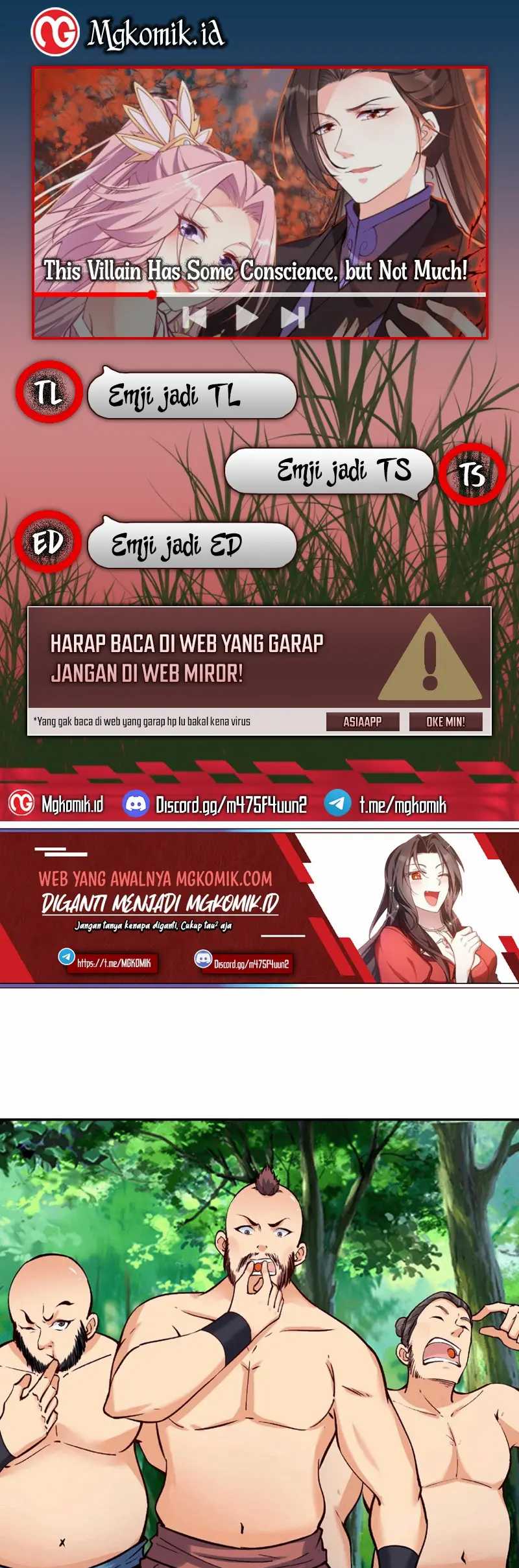 Halaman 1 dari This Villain Has Some Conscience, but Not Much! Chapter 27