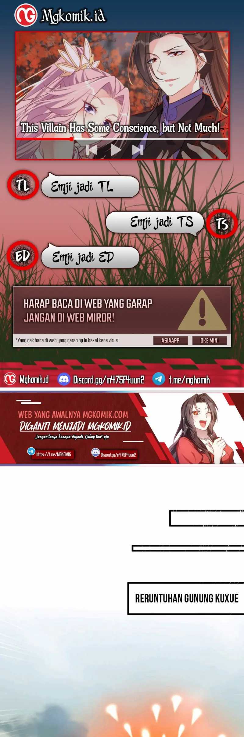 Halaman 1 dari This Villain Has Some Conscience, but Not Much! Chapter 28