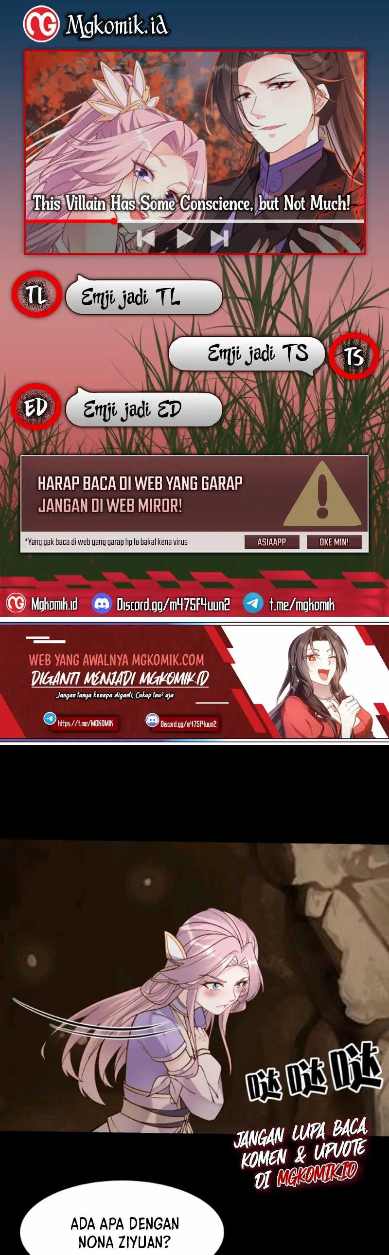 Halaman 1 dari This Villain Has Some Conscience, but Not Much! Chapter 30