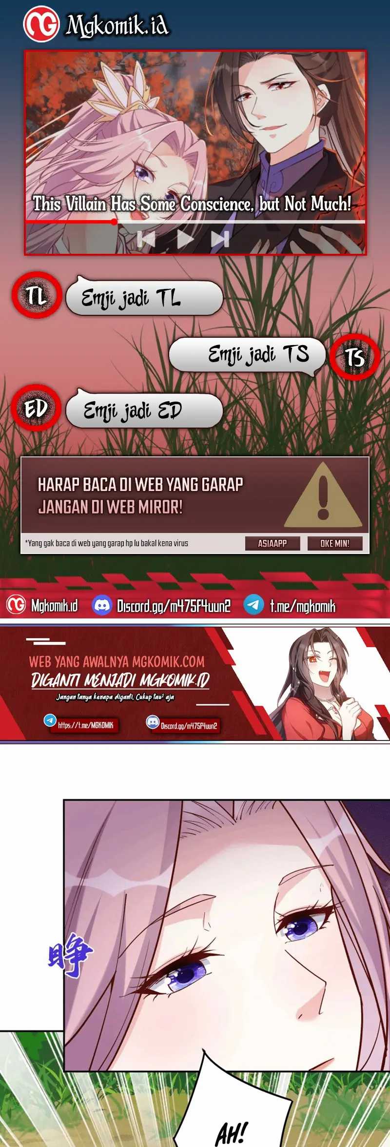 Halaman 1 dari This Villain Has Some Conscience, but Not Much! Chapter 34