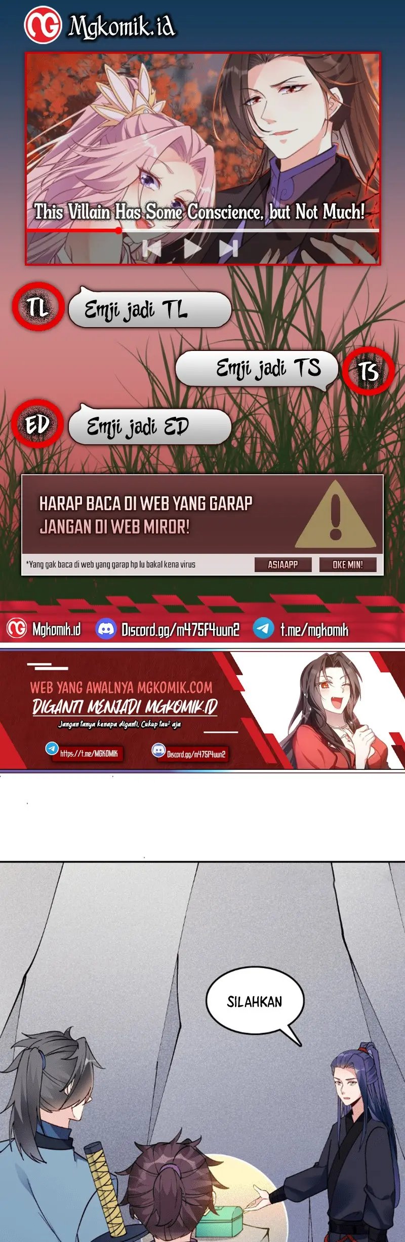 Halaman 1 dari This Villain Has Some Conscience, but Not Much! Chapter 41