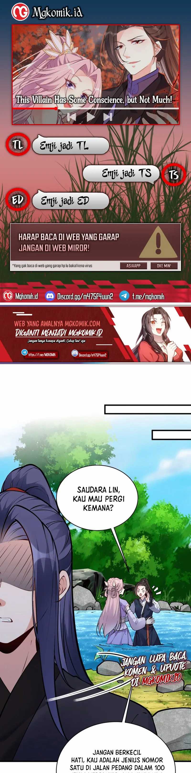 Halaman 1 dari This Villain Has Some Conscience, but Not Much! Chapter 47