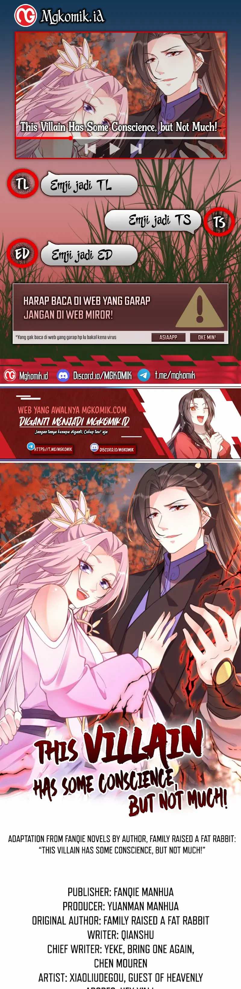 Halaman 1 dari This Villain Has Some Conscience, but Not Much! Chapter 5