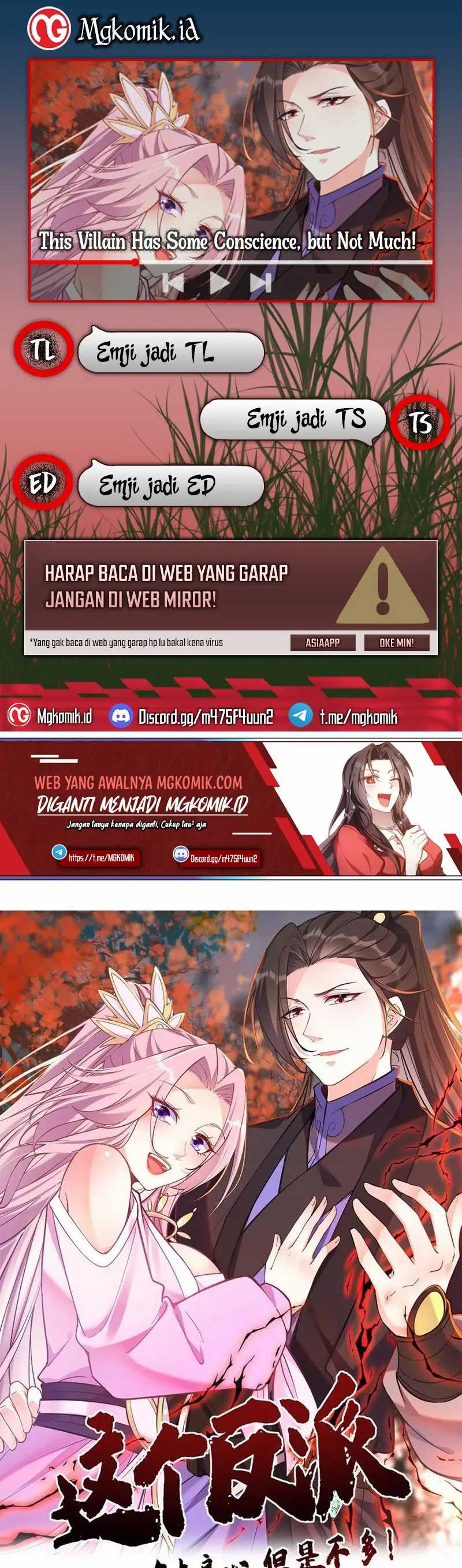Halaman 1 dari This Villain Has Some Conscience, but Not Much! Chapter 54