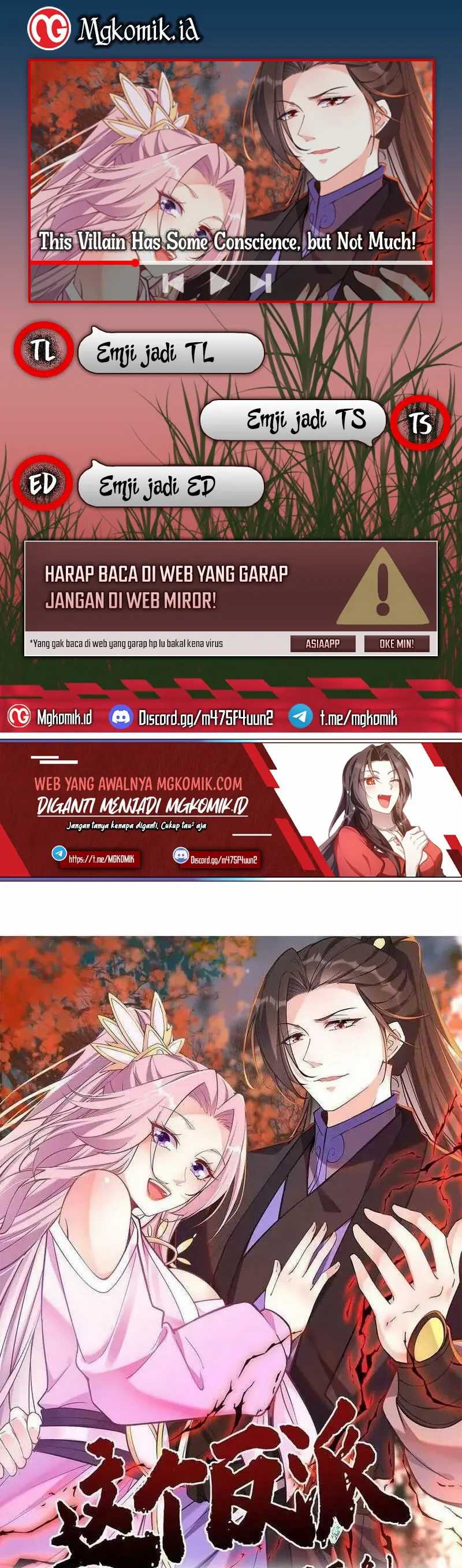 Halaman 1 dari This Villain Has Some Conscience, but Not Much! Chapter 55