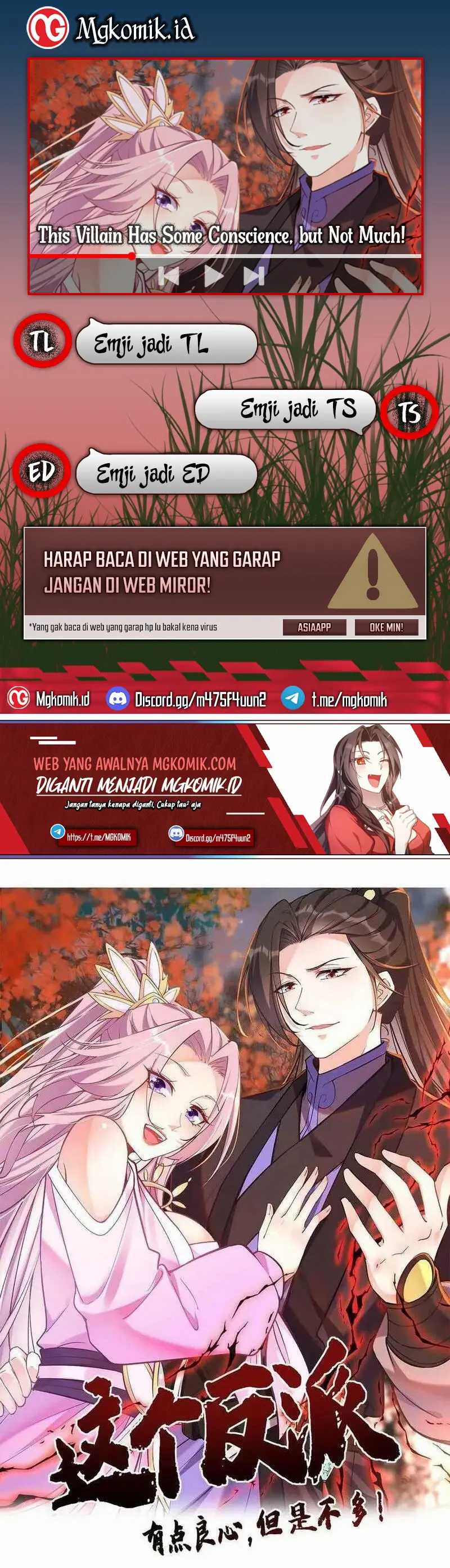 Halaman 1 dari This Villain Has Some Conscience, but Not Much! Chapter 57