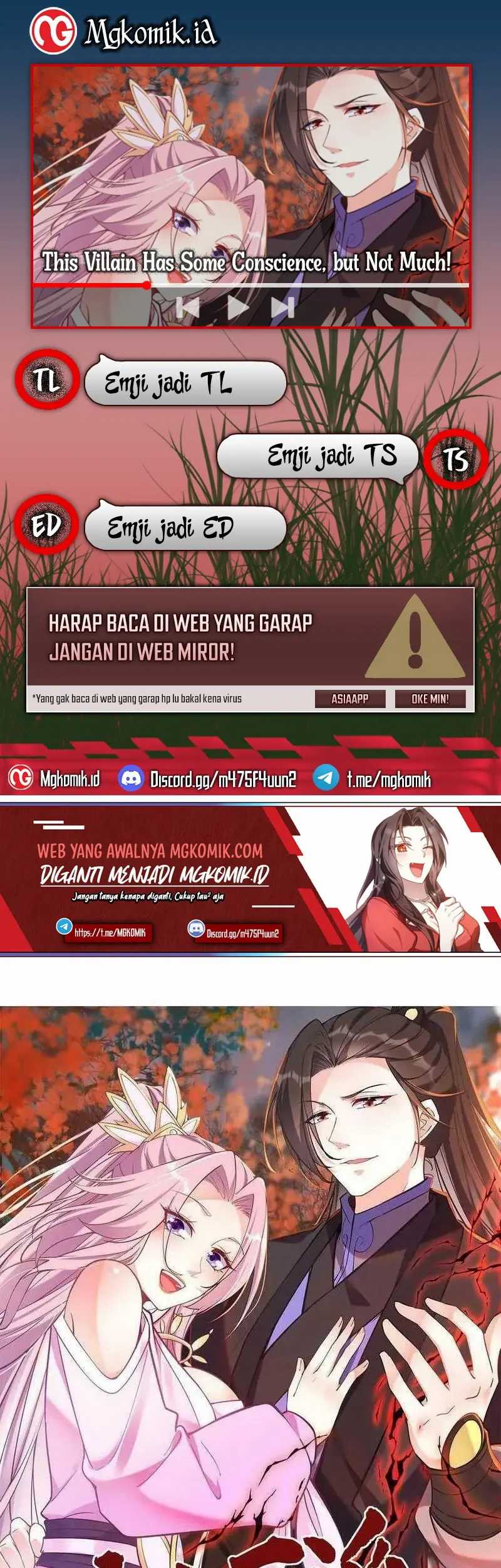 Halaman 1 dari This Villain Has Some Conscience, but Not Much! Chapter 58