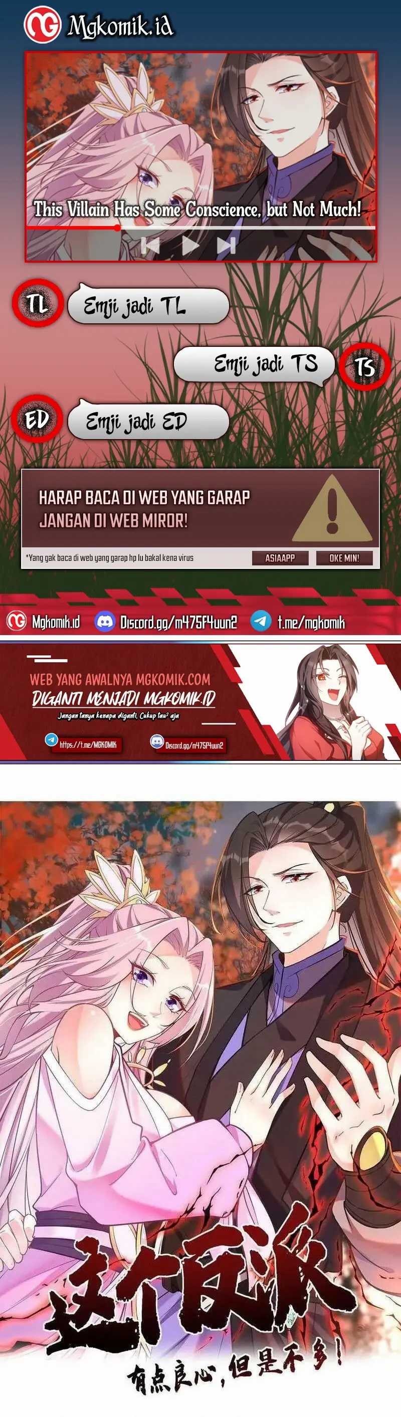 Halaman 1 dari This Villain Has Some Conscience, but Not Much! Chapter 59