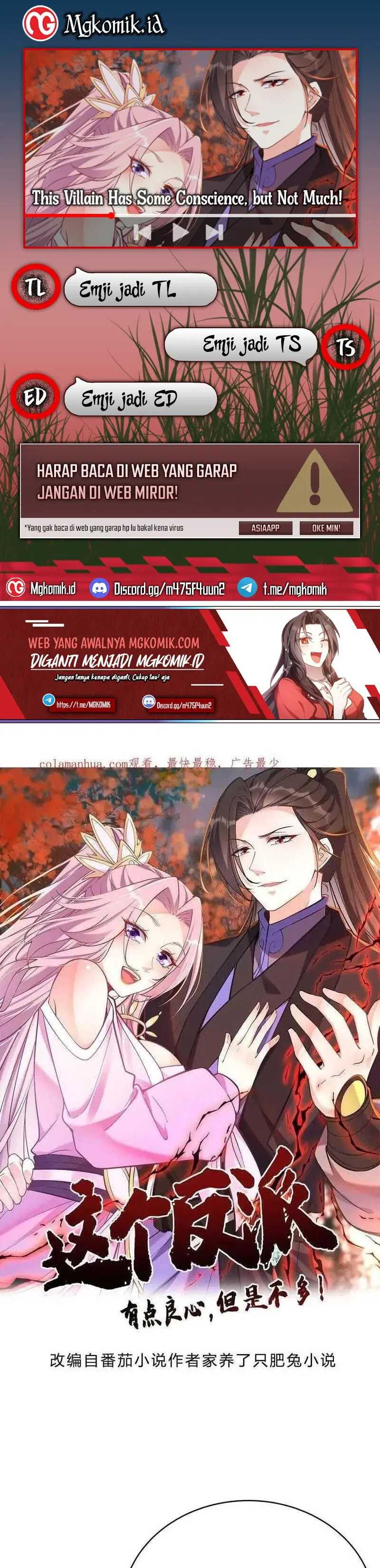 Halaman 1 dari This Villain Has Some Conscience, but Not Much! Chapter 72
