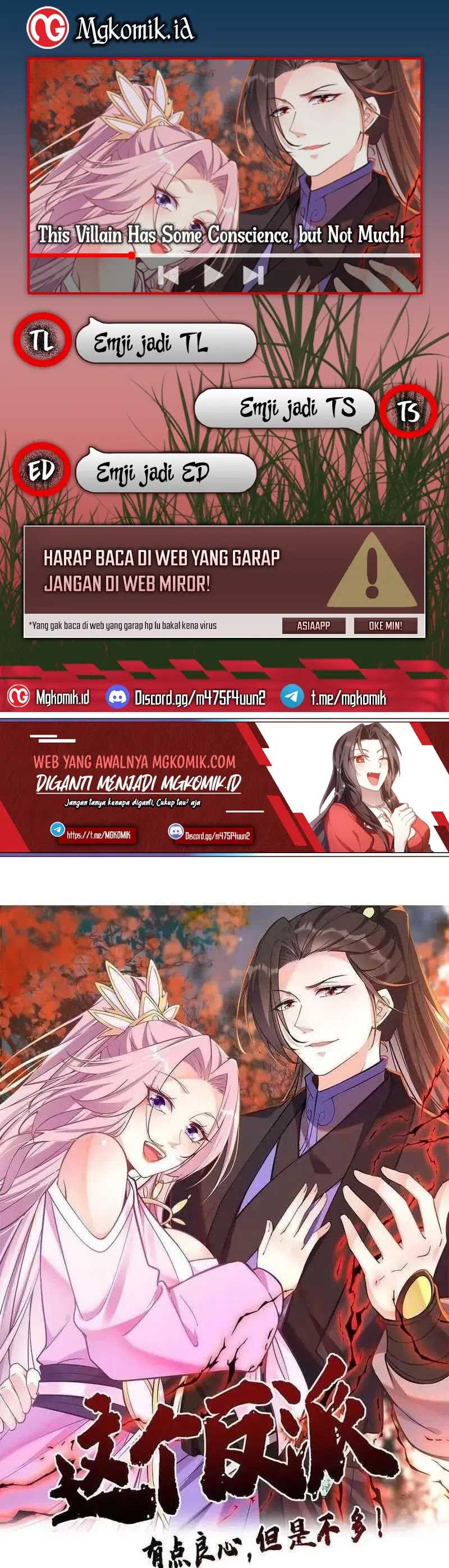 Halaman 1 dari This Villain Has Some Conscience, but Not Much! Chapter 73