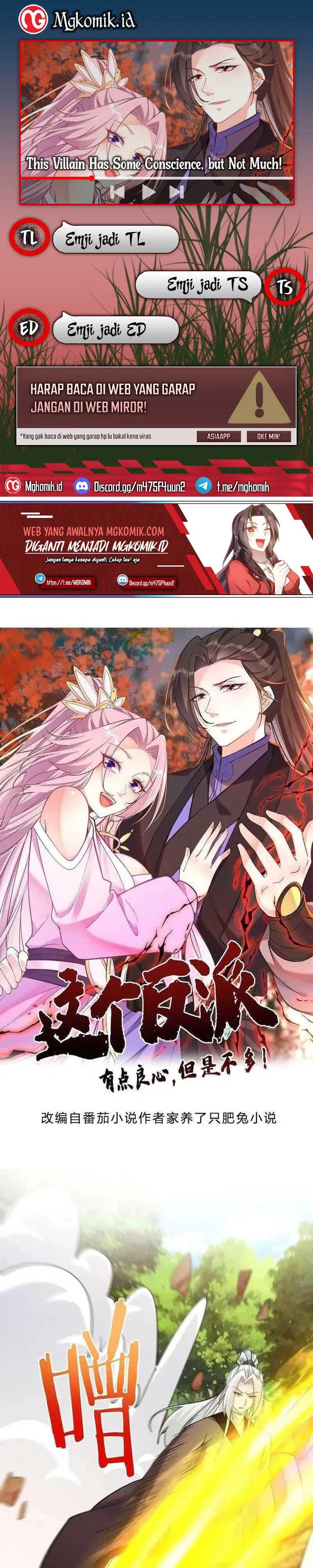 Halaman 1 dari This Villain Has Some Conscience, but Not Much! Chapter 76