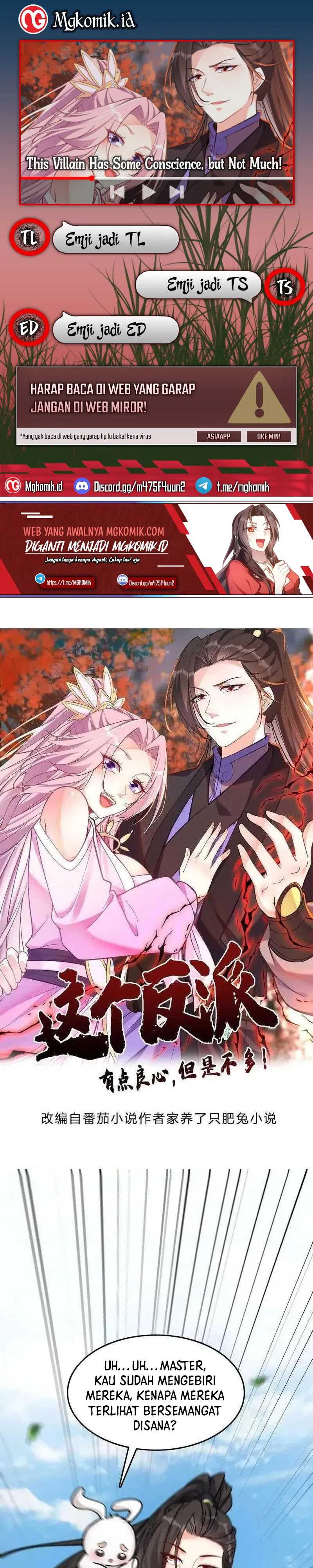 Halaman 1 dari This Villain Has Some Conscience, but Not Much! Chapter 78