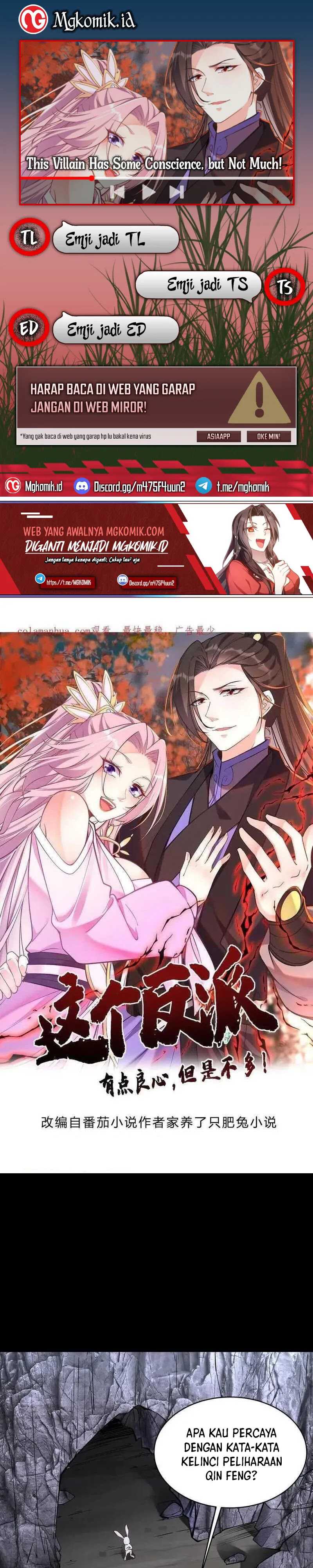 Halaman 1 dari This Villain Has Some Conscience, but Not Much! Chapter 80