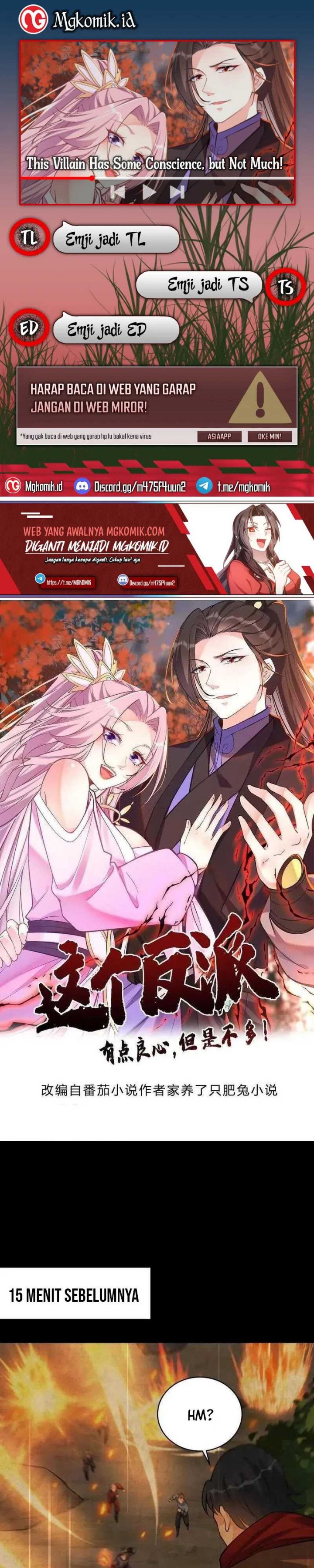 Halaman 1 dari This Villain Has Some Conscience, but Not Much! Chapter 82