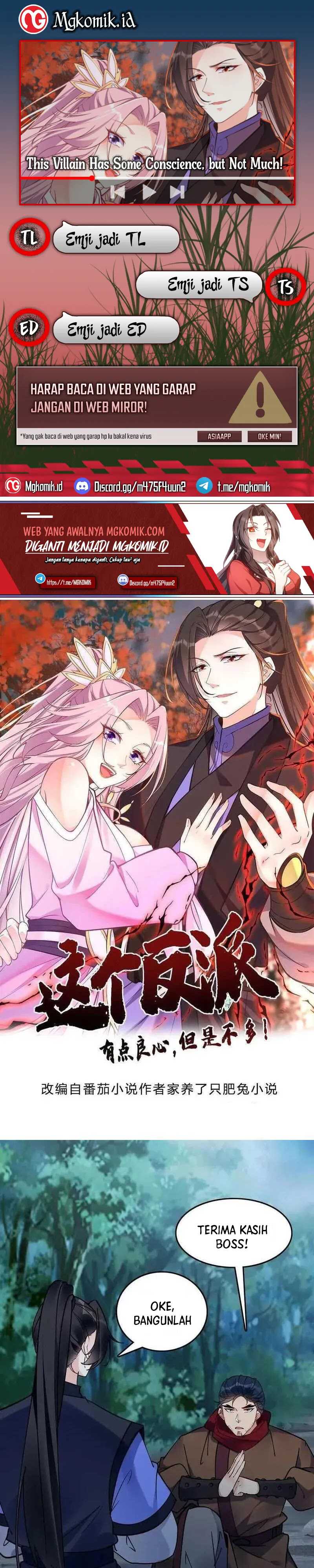 Halaman 1 dari This Villain Has Some Conscience, but Not Much! Chapter 84