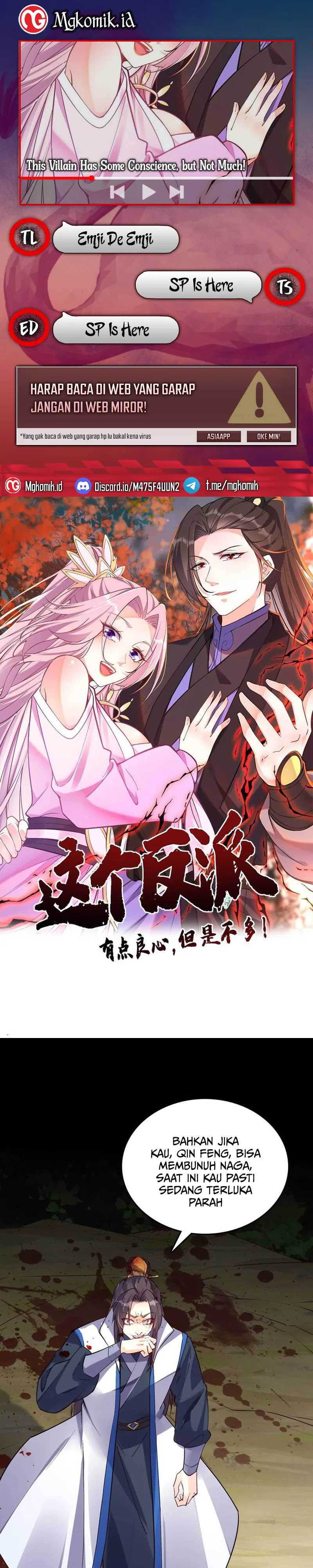 Halaman 1 dari This Villain Has Some Conscience, but Not Much! Chapter 89