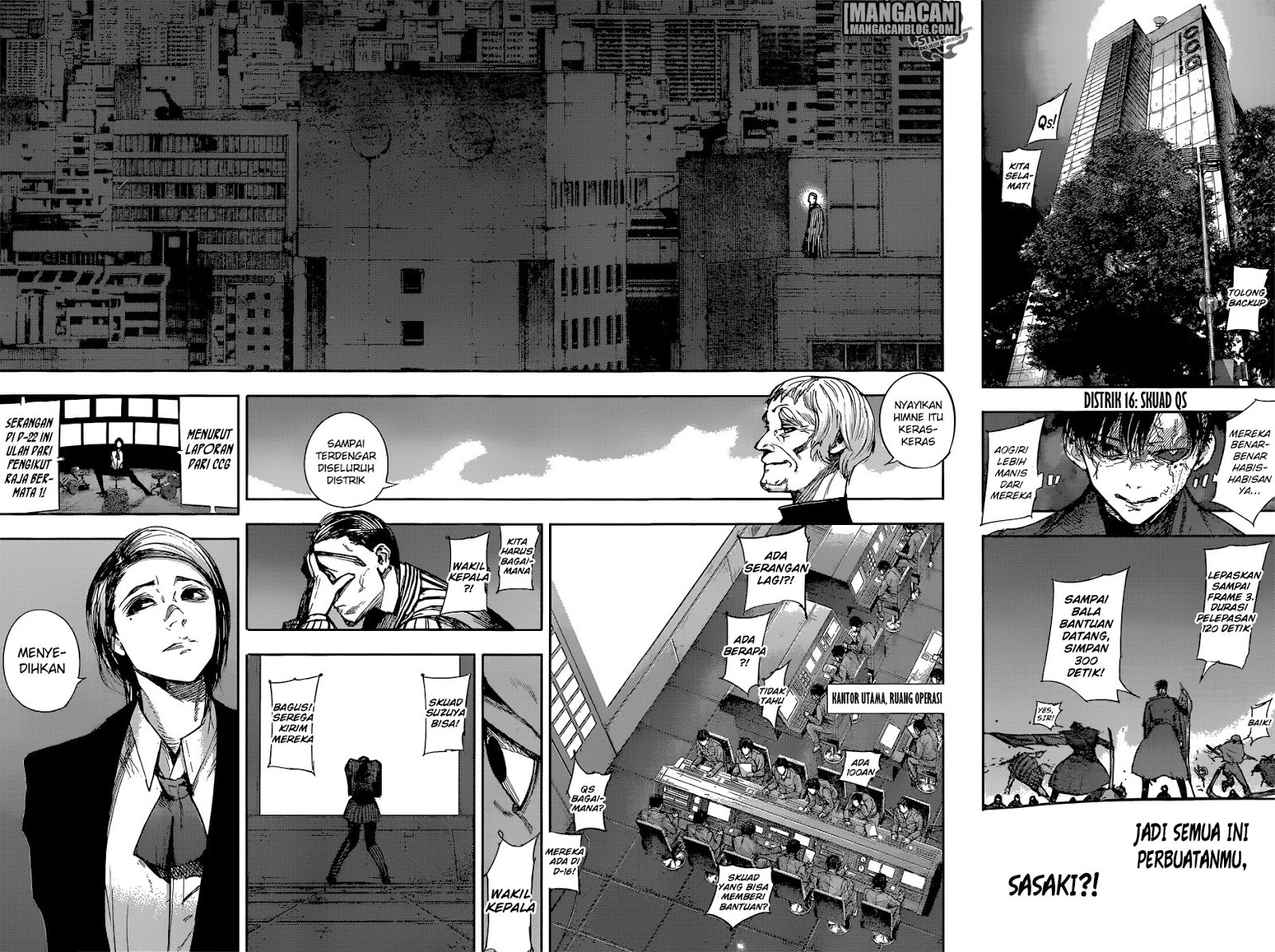 Halaman 15 dari Tokyo Ghoul:re Chapter 101
