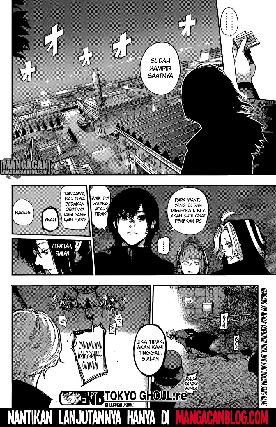 Halaman 19 dari Tokyo Ghoul:re Chapter 107